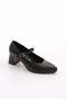26530016K Women's Leather Heeled Shoes - 5