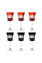 Duology Color 6-Piece Glass Set 300 ml