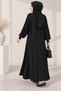 Women's Standing Collar Dress 2-Piece Knitwear Set - 3