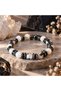 Moonstone and Hematite Stone Design Handmade Unisex Bracelet - 3