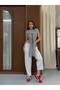 Short Sleeve Knitwear Blouse with Detachable Tie Detail - 4