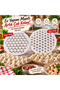 Set of 2 Dumpling Molds 41 cm |   Triangle + Hexagon Dumpling Making Apparatus |   Practical Roller Use