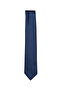 Blue Dot Patterned Thin Navy Blue Tie – 7 cm Wide - 7