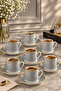 Evorde Mila Coffee Cup Set - for 6 People - 2