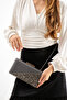 Evening Bag with Half-Stone Details - 2