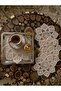 Wosso Model 6 Pieces Tulle Lace Cocktail Napkin Coaster Presentation Napkin