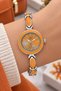 Women's Wristwatch Orange Color Casual and Stylish Combination Gift Boxed - 3