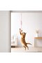 Elastic Cat Toy Interactive Pompom Ball Moving Cat Exercise Toy Multi Color - 5