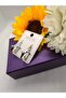 Zircon Stone Prism Ring Model Steel Earrings - 3