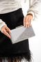 Evening Bag with Half-Stone Details - 4