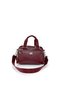 Faux Leather Shoulder Bag – Multi-Compartment, Zippered, Adjustable Crossbody Strap, Casual Bag - 2