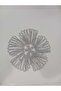 Model Wosso 6 Pieces Tulle Lace Cocktail Napkin Coaster Presentation Napkin Silver - 2