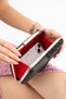 Half Stone Patterned Evening Clutch Bag - 3