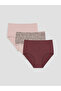 I Leopard Embroidered Classic Panties 3-Pack from Freezen Store