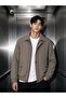 Harrington Zippered Bomber Cashmere Jacket - Slim Fit Classic Collar
