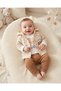 Baby Boy Newborn Teddy Bear Printed Cardigan 3-6-9-12 Months Seasonal 3 Piece Stylish Set - 2