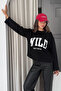 Women's Wild Printed Crew Neck Long Sleeve Sweatshirt - 4