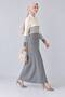 Women's striped detail polo collar knit dress - 2