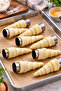 6-Piece Cone Mold Metal Cornet Cornet Mold Croissant Cornet and Dough Shaping Apparatus - 4