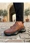 Aba0402 Laceless Comfortable High Sole Tan Men's Sports Shoes - 6