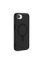 iPhone 16E Compatible Case Magsafe Supported Aris Silicone Cover - Black - T42744 - 2