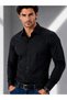 Comfortable Slim Fit Cut Four Seasons White and Black [2 Pieces] Men's Shirts - 3