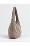 Mink Women's Genuine Suede Knitted Textured Shopper Shoulder Bag - 3