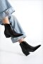 Fa, Western Style, Side Zipper, Genuine Leather Boots.