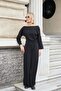 Women's Modal Scuba High Waist Pocketed Wide Leg Pants-Black
