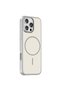 iPhone 16 Pro Max Compatible Case Magsafe Supported Lora Pc Cover - Silver - T43207 - 2