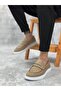 Aba0355 Laceless Linen Mustard Classic Corcik Men's Shoes - 2