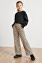 Mori Girl's Jacquard Wide-Leg Pants - 2