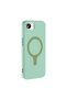 iPhone 16E Compatible Case Magsafe Supported Aris Silicone Cover - Turquoise - T42744 - 2