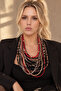 Matière Sauvage Leopard Patterned Multi-Layered Scarf Necklace |   Women's Statement Necklace - 2
