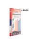 Presentation File with Pockets 20 Pcs Red X 3 Pieces
