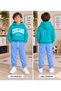 Hooded Boys' Seasonal Cotton Top and Bottom Children's Tracksuit Set with Pockets, Suitable for Kindergarten & Nursery - 7