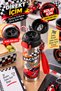 Race Car Patterned 600 ml Steel Children's Water Bottle with Straw, Direct Drinking, Dual Use, with Strap - 3