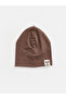 Brown Mickey Mouse Printed Baby Boy Beanie, Pack of 2 - 5