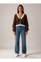 Selani̇k Lace Embroidered Knitted Cardigan - 5