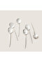 Belina 6 Piece Tea Spoon Set Shiny Silver