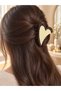 Heart Model Large Size Hair Clip 1 Piece – 4 Color Options - 2
