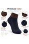 Night Women's Glittery 6-Piece Ankle Booties Socks |   Seamless Towel Structure, Soft and Comfortable Daily Socks - 6