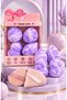 6-Piece Makeup Sponge Set with Marble Pattern, 2-Piece Soft Cotton Powder Sponge (Mixed Colors) – Foundation Concealer Powder Application Sponge