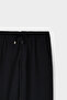 Ds Damat Relaxed Fit (No Pile) Black Dobby Jogger Pants - 6