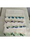 Handcrafted Needle Embroidered Prayer Cover Dowry Cover Mevlit Headscarf Crepe Fabric 145X75 cm - 6