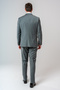 Ds Damat Slim Fit Smoked Plain Wool Suit - 6
