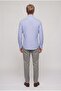 Ds Damat Navy Blue Striped Shirt - 7