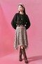 Women's Beige Asymmetrical Detailed Skirt