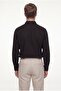 Ds Damat Comfort Bitter Brown Buttoned Collar Relaxed Fit Linen Look 100% Cotton Shirt - 2