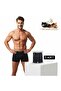 Net Yıldız Men's Boxer Briefs %100 Cotton, Lycra and Elastane - Comfortable Daily Underwear 3 Pieces